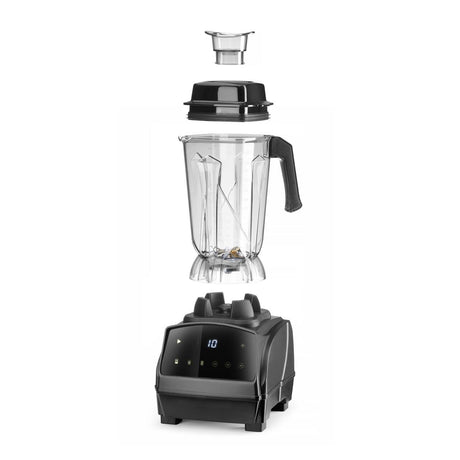 Blender digital de bar fără BPA, HENDI, 2,5L, Negru, 230V/1680W, 220x240x(H)535mm