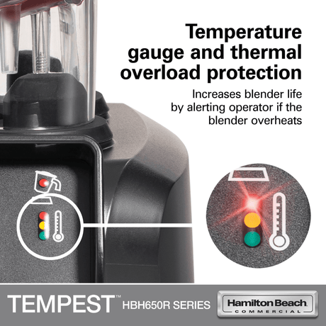 Blender pentru barman Tempest® HBH650R-CE 1,8 l 1200 W, Hamilton Beach Commercial