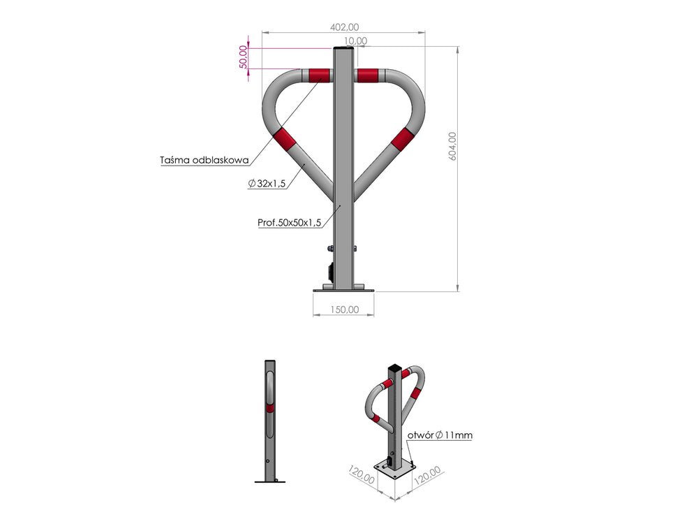 BLOCATOR PARCARE TIP FLUTURE Yato YT - 55740 Yato - scule electrice si unelte profesionale - BricoMart
