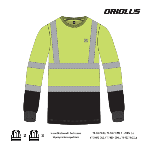 Bluza reflectorizanta oriolus YATO YT-79382, S - imagine 5