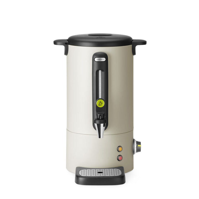 Boiler pentru bauturi calde alb mat 9 l, HENDI Uniq, Design de Bronwasser, 220-240V/950W, 307x330x(H)450mm