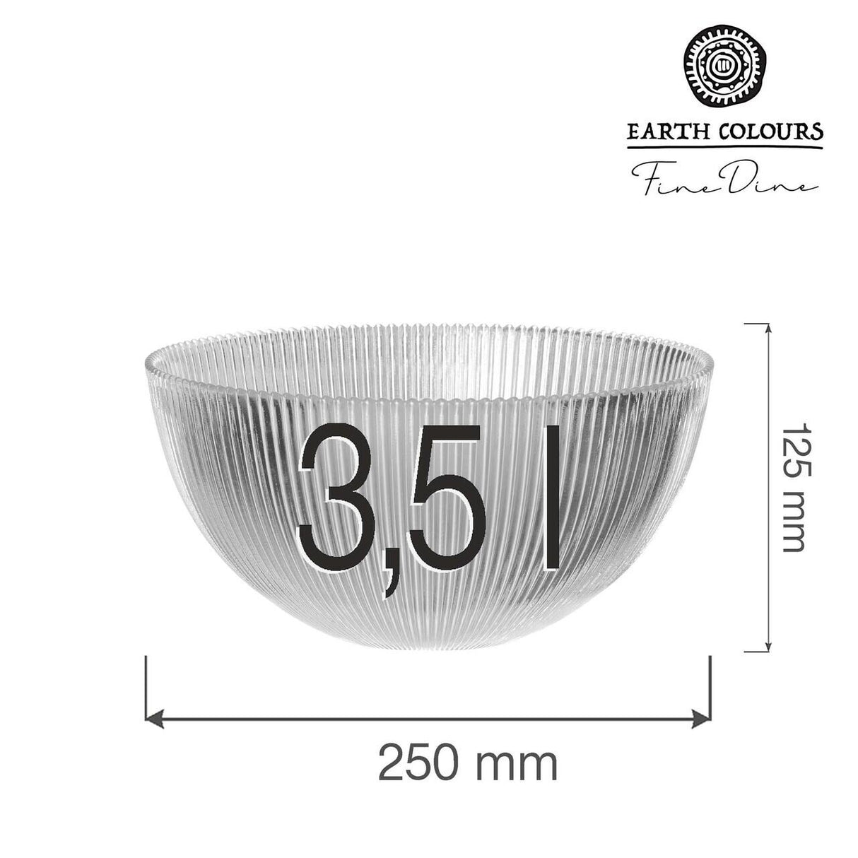 Bol bufet Aura, 250mm, 3.5l Fine Dine