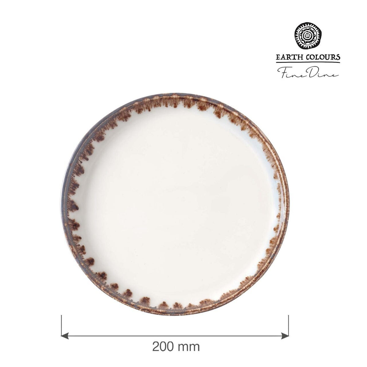 Bol cu margine joasa Vanilla, 200 mm Fine Dine