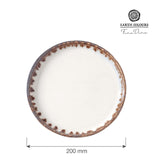 Bol cu margine joasa Vanilla, 200 mm Fine Dine