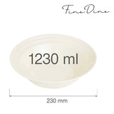 Bol Fine Dine,  Crema 1230 ml, 230 mm