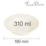 Bol  Fine Dine, Crema 310 ml, 140 mm