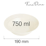 Bol Fine Dine, Crema 750 ml, 190 mm