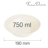 Bol Fine Dine, Crema 750 ml, 190 mm