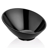 Bol înclinat din melamină, negru, 233x(h)125 mm Fine Dine