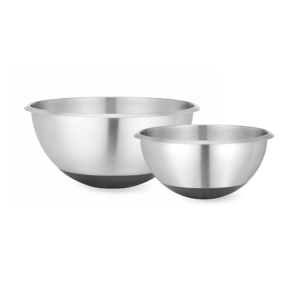 Bol inox cu suport cauciucat Hendi, inox 304, dimensiuni 265x125 mm