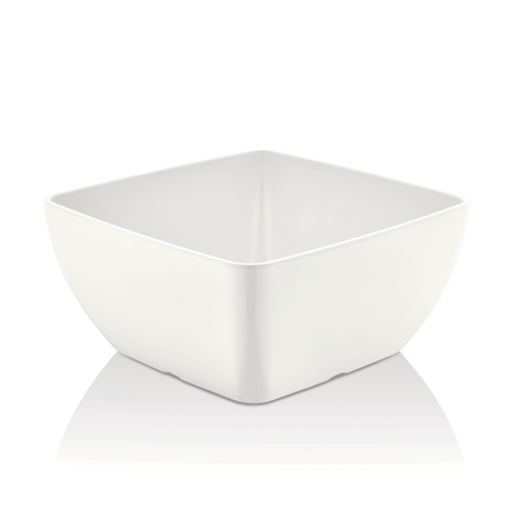 Bol pătrat din melamină, alb, 125x125x(h)65 mm Fine Dine
