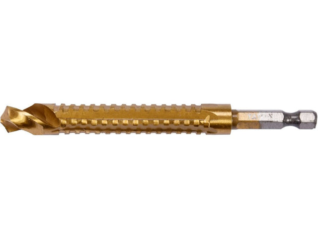 BURGHIU FREZA PRINDERE HEXAGONALA 11,0MM HSS - TIN Yato YT - 44829 - Burghie fierastrau, 11 mm, 6,3 mm, rezistent Yato - scule electrice si unelte profesionale - BricoMart