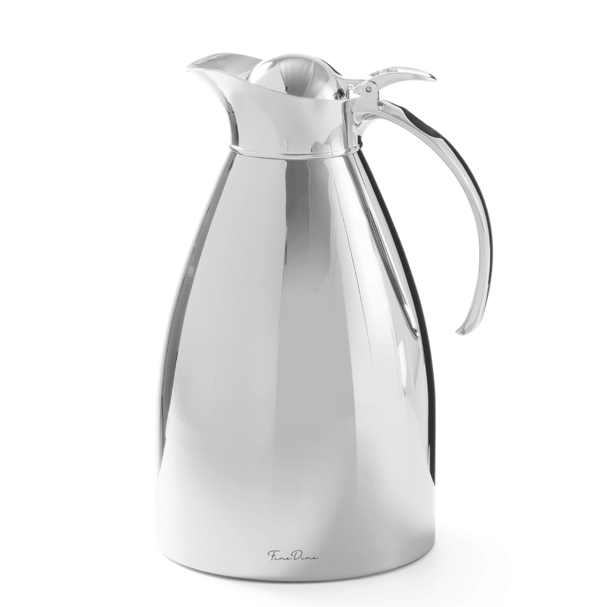 Cana termos 1.5 Litri, corp inox elegant, Hendi, pereti dubli, maner si capac metal cromat