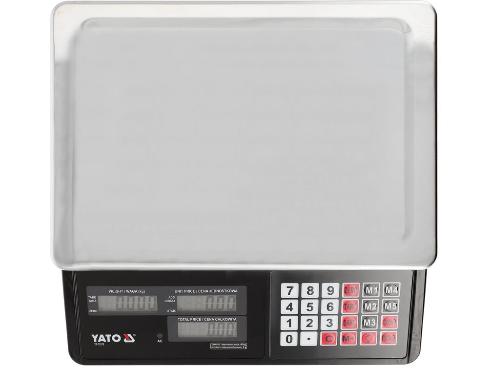 CANTAR ELECTRONIC 40KG/5G Yato YT - 73270 Yato - scule electrice si unelte profesionale - BricoMart