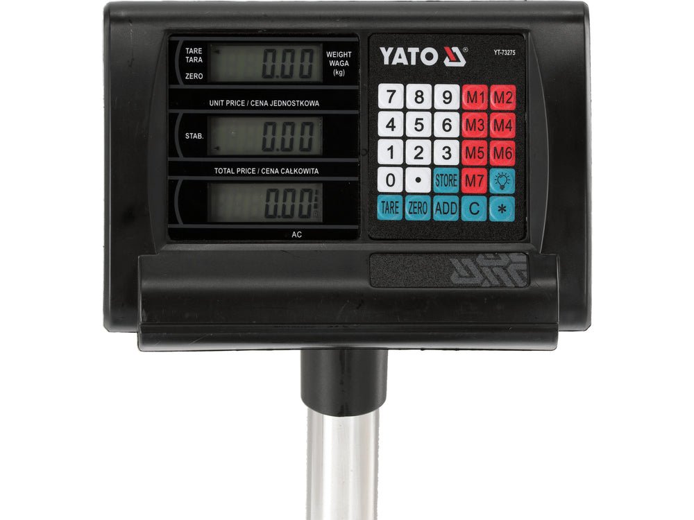 CANTAR ELECTRONIC PLATFORMA 100KG/20G Yato YT - 73275 Yato - scule electrice si unelte profesionale - BricoMart