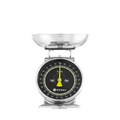 Cantar mecanic cu bol, HENDI, capacitate 5Kg, 207x231x(H)254mm