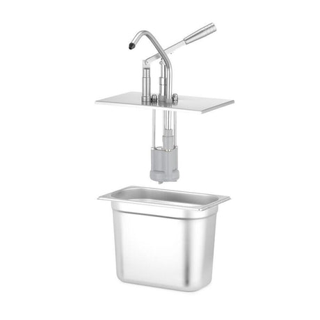 Capac cu dozator pentru recipiente GN, Hendi, GN 1/4, 270x165 mm