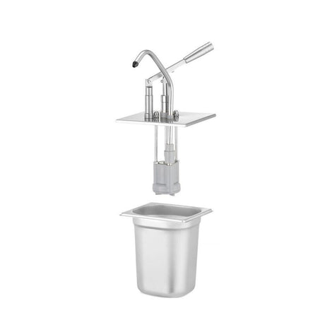 Capac cu dozator pentru recipiente GN, Hendi, GN 1/6, 180x165 mm