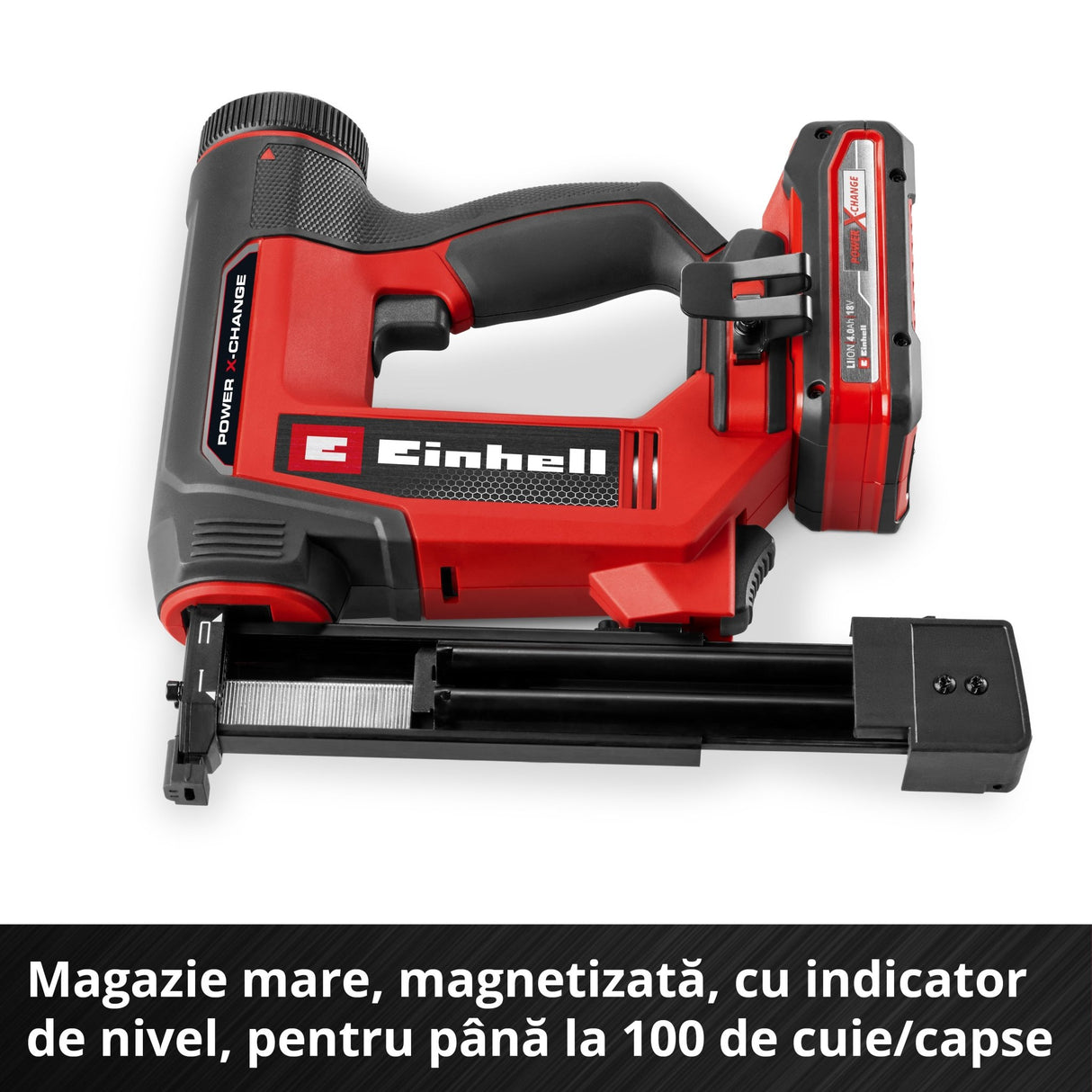 Capsator fara fir Einhell TE - CN 18/32 Li - Solo - Softgrip BricoMart - scule electrice si unelte profesionale - BricoMart