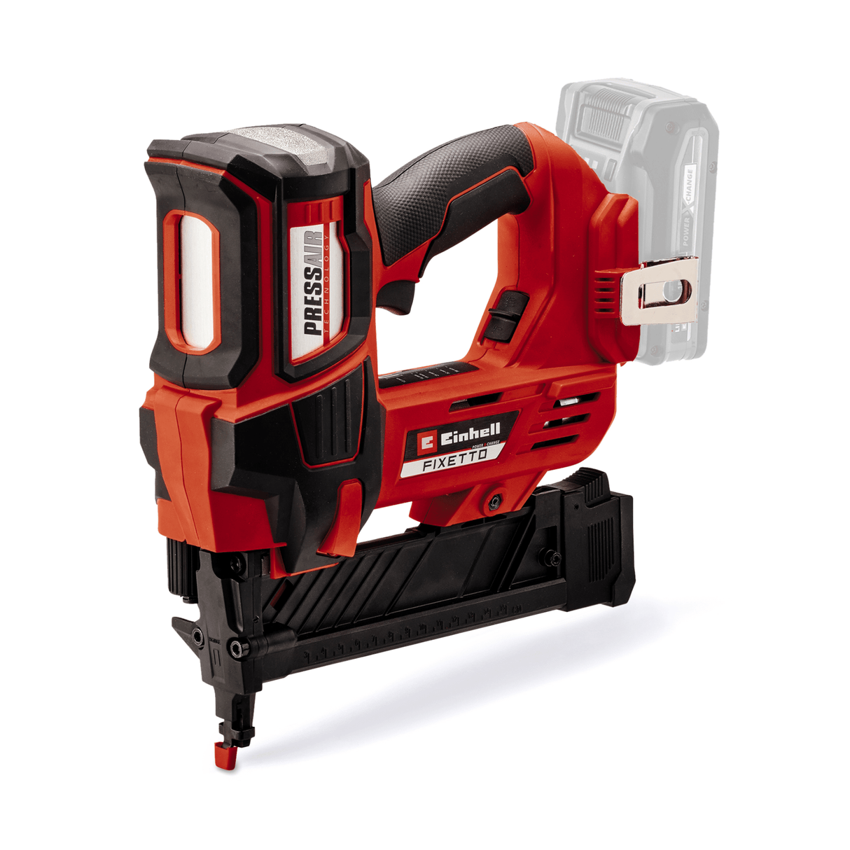 Capsator pe acumulator Einhell Professional FIXETTO 18/40 S Power X - Change, 18 V, 60 de capse/min, lungime maxima a capsei de 40 mm, capsa unica/in serie, incl. 500 de capse, fara acumulator Einhell - scule electrice si unelte profesionale - BricoMart