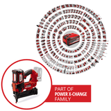 Capsator pe acumulator Einhell Professional FIXETTO 18/40 S Power X - Change, 18 V, 60 de capse/min, lungime maxima a capsei de 40 mm, capsa unica/in serie, incl. 500 de capse, fara acumulator Einhell - scule electrice si unelte profesionale - BricoMart