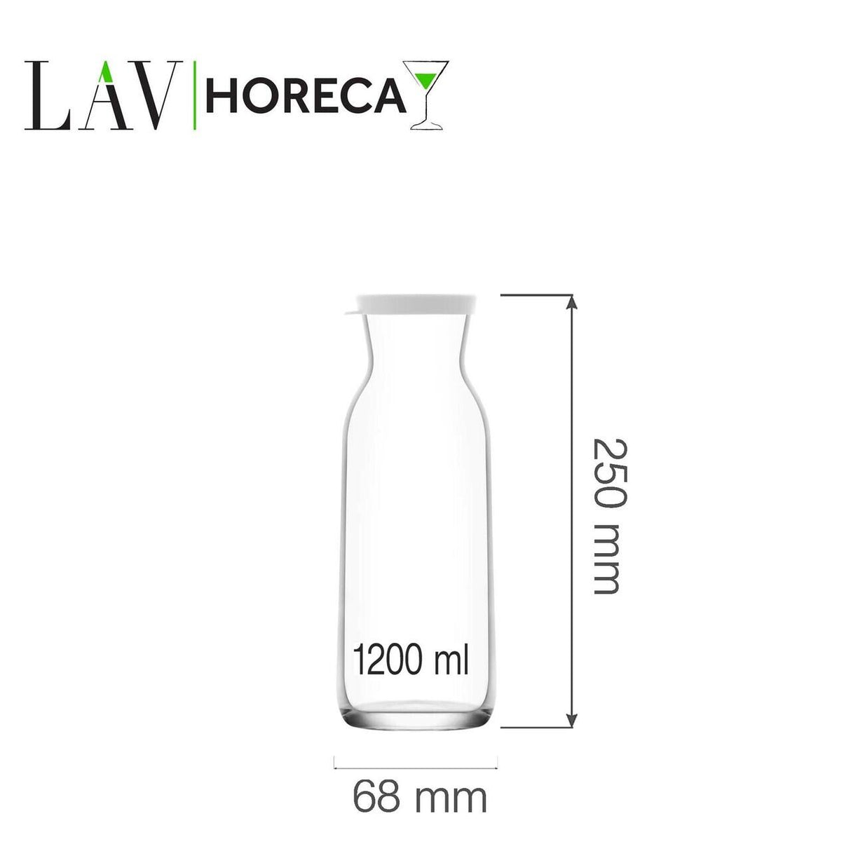 Carafa Chelsea cu capac, 1,2l LAV