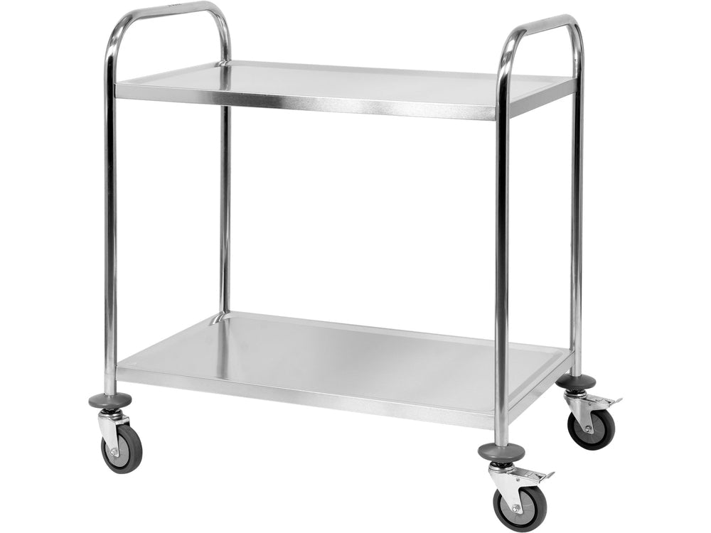 CARUCIOR PENTRU SERVIT - 2 POLITE, 860X530X950MM Yato YG - 09090 - Carucior pentru ospatari, 860x530x950 mm, 820x500 mm, 570 mm Yato - scule electrice si unelte profesionale - BricoMart