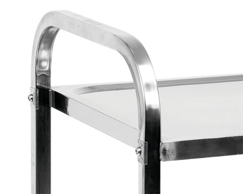 CARUCIOR PENTRU SERVIT - 2 POLITE, 950X500X950MM Yato YG - 09095 - Carucior pentru ospatari, 950x500x950 mm, 890x495 mm, 600 mm Yato - scule electrice si unelte profesionale - BricoMart