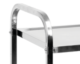 CARUCIOR PENTRU SERVIT - 2 POLITE, 950X500X950MM Yato YG - 09095 - Carucior pentru ospatari, 950x500x950 mm, 890x495 mm, 600 mm Yato - scule electrice si unelte profesionale - BricoMart