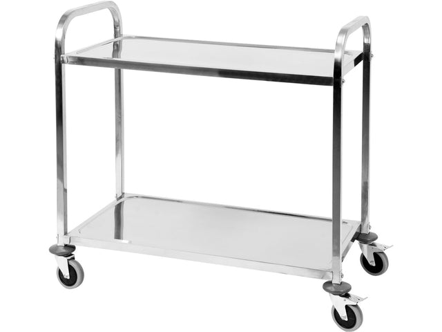 CARUCIOR PENTRU SERVIT - 2 POLITE, 950X500X950MM Yato YG - 09095 - Carucior pentru ospatari, 950x500x950 mm, 890x495 mm, 600 mm Yato - scule electrice si unelte profesionale - BricoMart