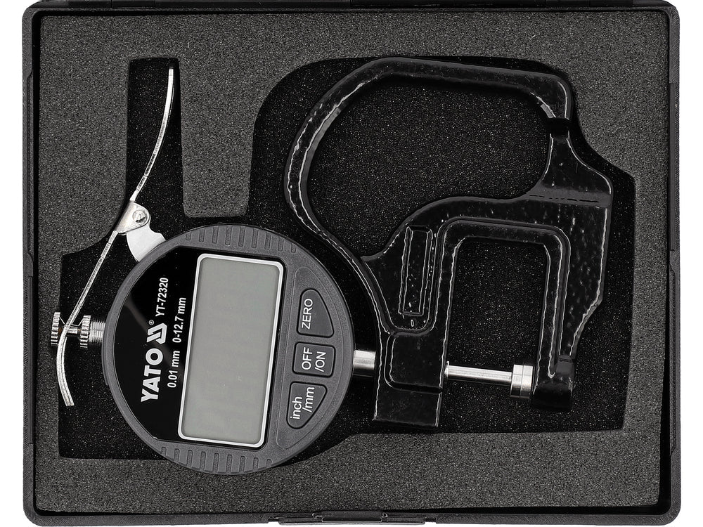 CEAS COMPARATOR PT GROSIME 12.7MM/0.01MM Yato YT - 72320 Yato - scule electrice si unelte profesionale - BricoMart