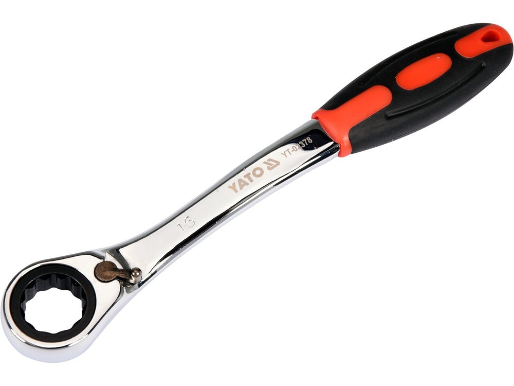 CHEIE CU CLICHET 16MM Yato YT - 02378 - Chei inelare cu clichet, ergonomic, rezistent, CrV Yato - scule electrice si unelte profesionale - BricoMart