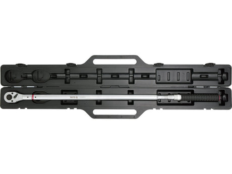CHEIE DINAMOMETRICA 3/4'', 150 - 800NM Yato YT - 07711 - Cheie dinamometrica mecanica, 800 Nm, 1170 mm, CRV Yato - scule electrice si unelte profesionale - BricoMart