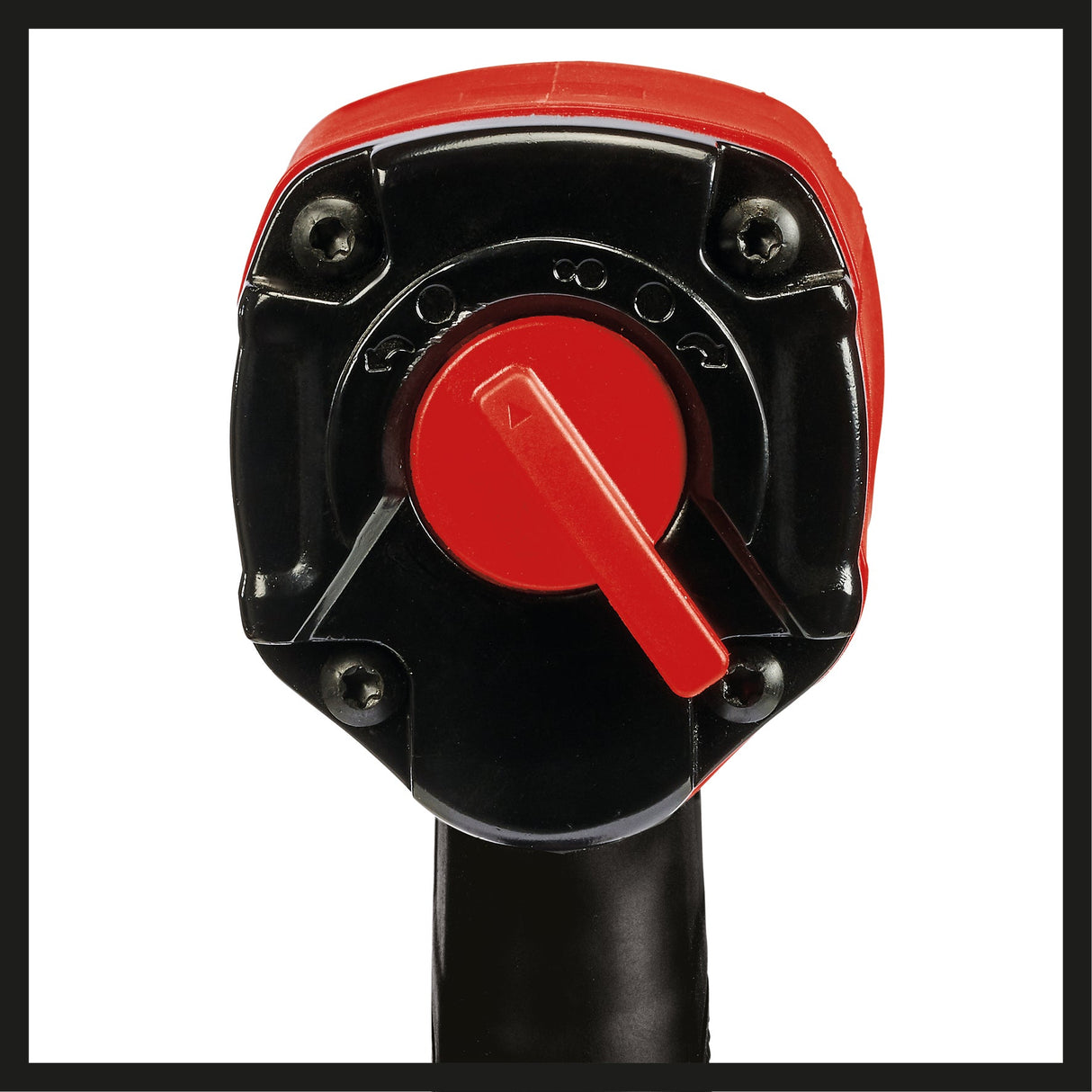 Cheie pneumatica cu impact Einhell TC - PW 340, cuplu maxim 340 Nm, rotatie stanga/dreapta, maner cauciucat, incl. 8 chei tubulare pentru burghiu, recipient de ulei gol, niplu de conectare Einhell - scule electrice si unelte profesionale - BricoMart
