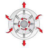 Cheie pneumatica impact Yato YT - 09510 1/2",articulație , 500 NM , 8.000 rpm YATO - scule electrice si unelte profesionale - BricoMart