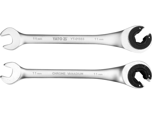 Cheie semideschisa cu clichet YATO YT-01333, 11 mm