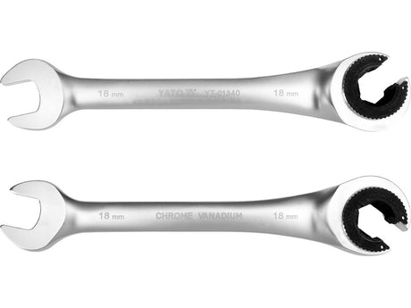 Cheie semideschisa cu clichet YATO YT-01340, 18 mm