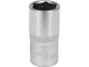 CHEIE TUBULARA HEXAGONALA 9MM 1/4'' Yato YT - 14126 - Tubulare scurte 1/4" Yato - scule electrice si unelte profesionale - BricoMart