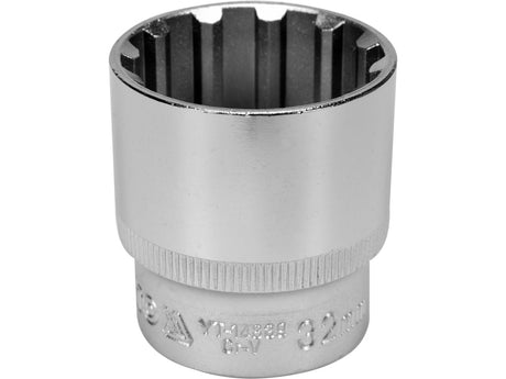 CHEIE TUBULARA SPLINE 1/2''X32MMX45MM Yato YT - 14839 - Tubulare Spline 1/2" Yato - scule electrice si unelte profesionale - BricoMart