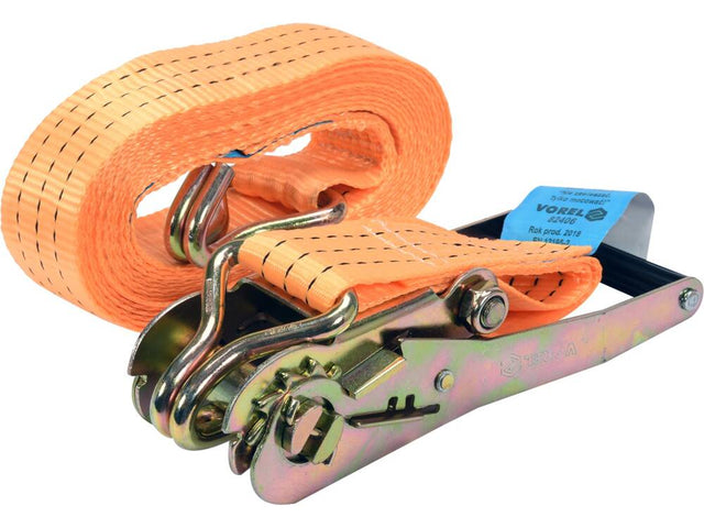Chinga VOREL 82406 Curea de strangere cu intinzator ,1500/3000DAN 50MM/6M VOREL - scule electrice si unelte profesionale - BricoMart