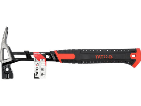 CIOCAN PENTRU CIZMARIE CU MANER METALIC 450G Yato YT - 45660 - 340 mm, 130 mm, 30 mm, 450 g Yato - scule electrice si unelte profesionale - BricoMart