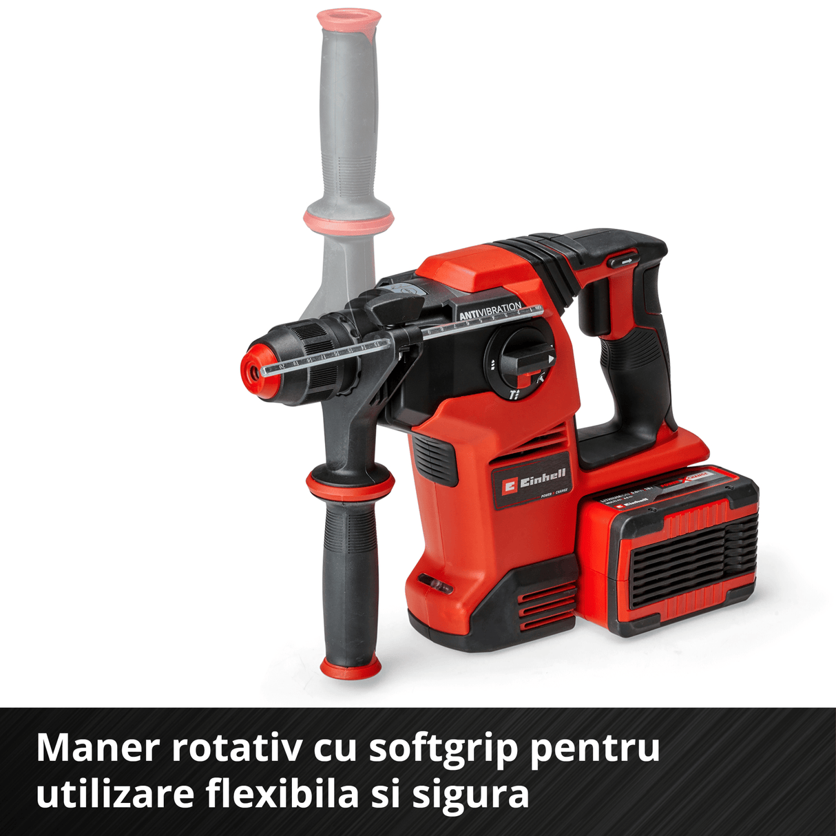 Ciocan rotopercutor fara fir Einhell TP - HD 36/30 Li BL +4 - Solo BricoMart - scule electrice si unelte profesionale - BricoMart