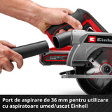 Circular de mana fara fir Einhell TE - CS 18/165 - 2 Li - Solo - Softgrip BricoMart - scule electrice si unelte profesionale - BricoMart