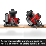 Circular de mana fara fir Einhell TP - CS 18/136 - C Li BL - Solo BricoMart - scule electrice si unelte profesionale - BricoMart