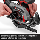 Circular de mana fara fir Einhell TP - CS 18/136 - C Li BL - Solo BricoMart - scule electrice si unelte profesionale - BricoMart