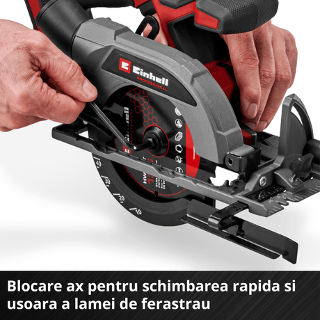Circular de mana fara fir Einhell TP - CS 18/136 - C Li BL - Solo BricoMart - scule electrice si unelte profesionale - BricoMart