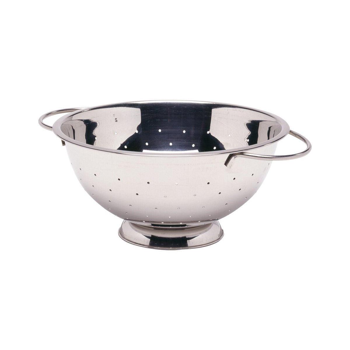 Colander pentru strecurat alimente, inox, Hendi, diametru 24 cm x inaltime 11 cm, potrivit si pentru uz profesional