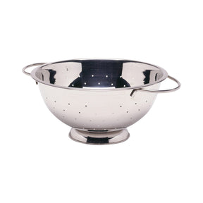 Colander pentru strecurat alimente, inox, Hendi, diametru 24 cm x inaltime 11 cm, potrivit si pentru uz profesional