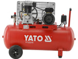 COMPRESOR AER YATO YT - 23310 100L, 10 BAR, 2200W , 360 l/min , 2850 rpm YATO - scule electrice si unelte profesionale - BricoMart