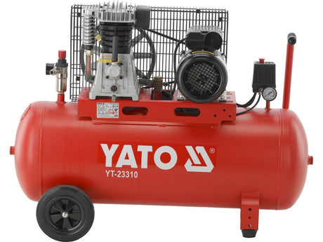 COMPRESOR AER YATO YT - 23310 100L, 10 BAR, 2200W , 360 l/min , 2850 rpm YATO - scule electrice si unelte profesionale - BricoMart